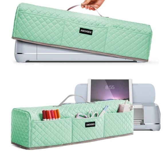 🎀 NEW Cricut Dust Cover 🎀 Mint - Picture 1 of 4